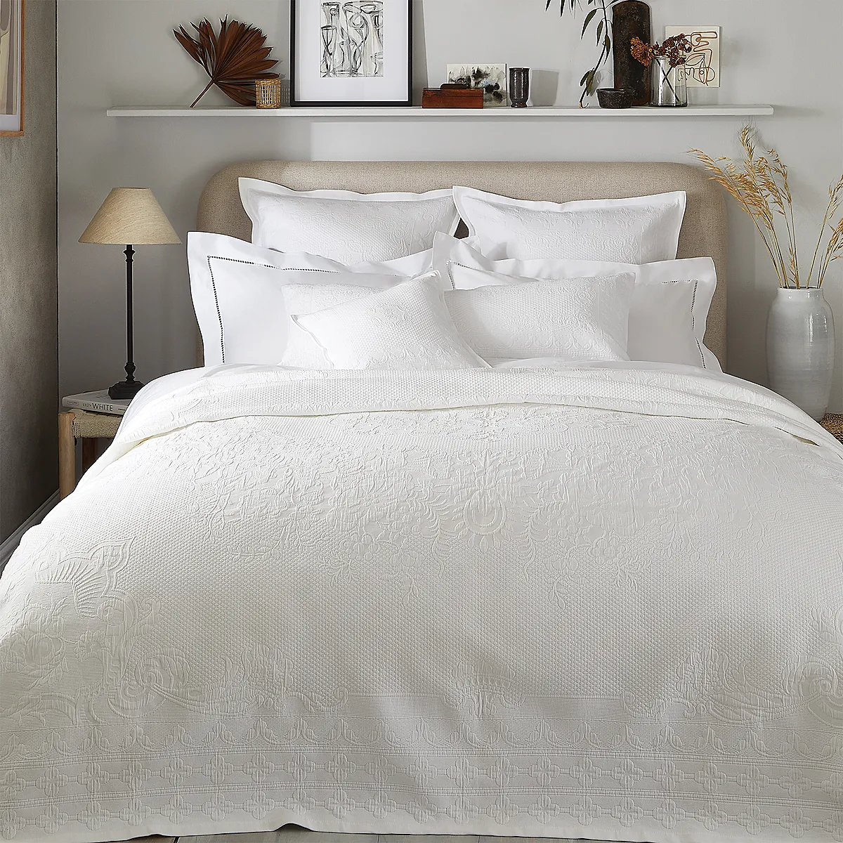 Etienne Bedspread - White product
