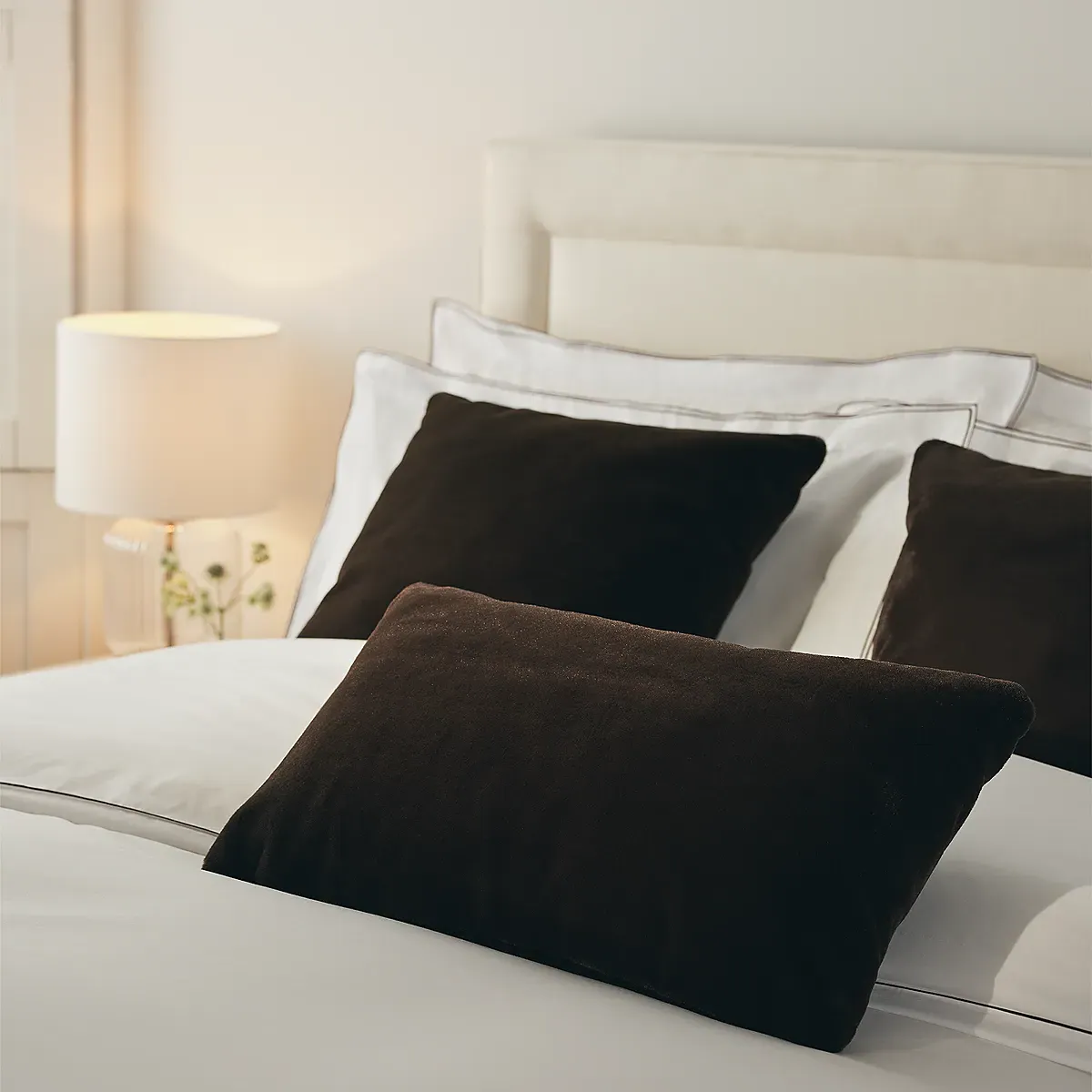 Farnham Cushion - Espresso, Faux Fur product
