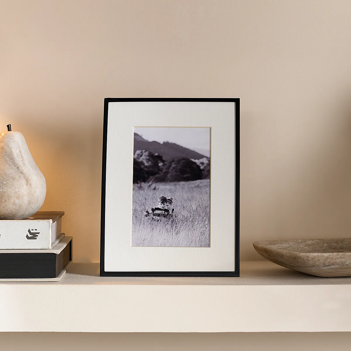 Fine Black 4x6 Picture Frame - Black, Steel product