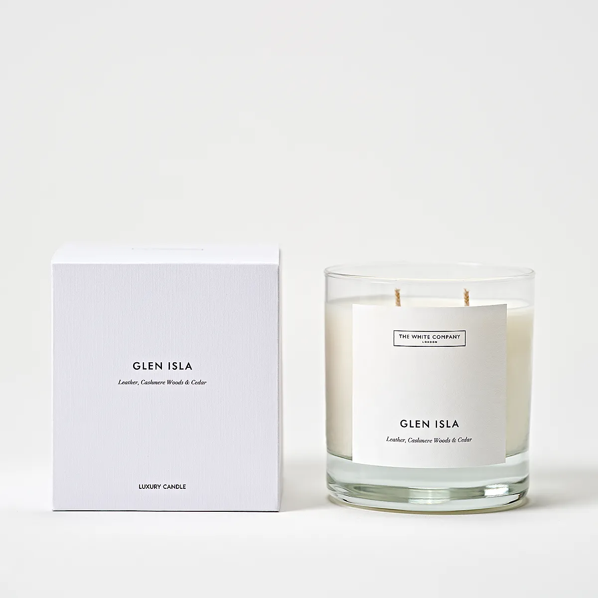 Glen Isla Luxury 2-Wick Candle - Natural Wax product