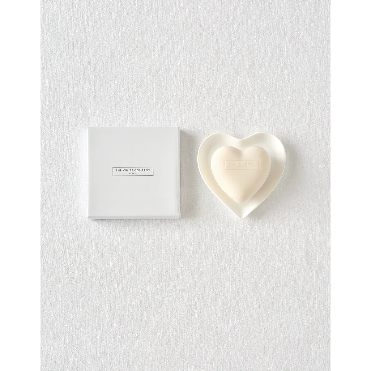 Heart Soap Plate - White, Porcelain alternate view