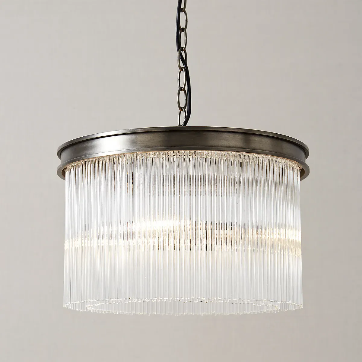 Helston Small Chandelier Ceiling Light - Antique Brass product