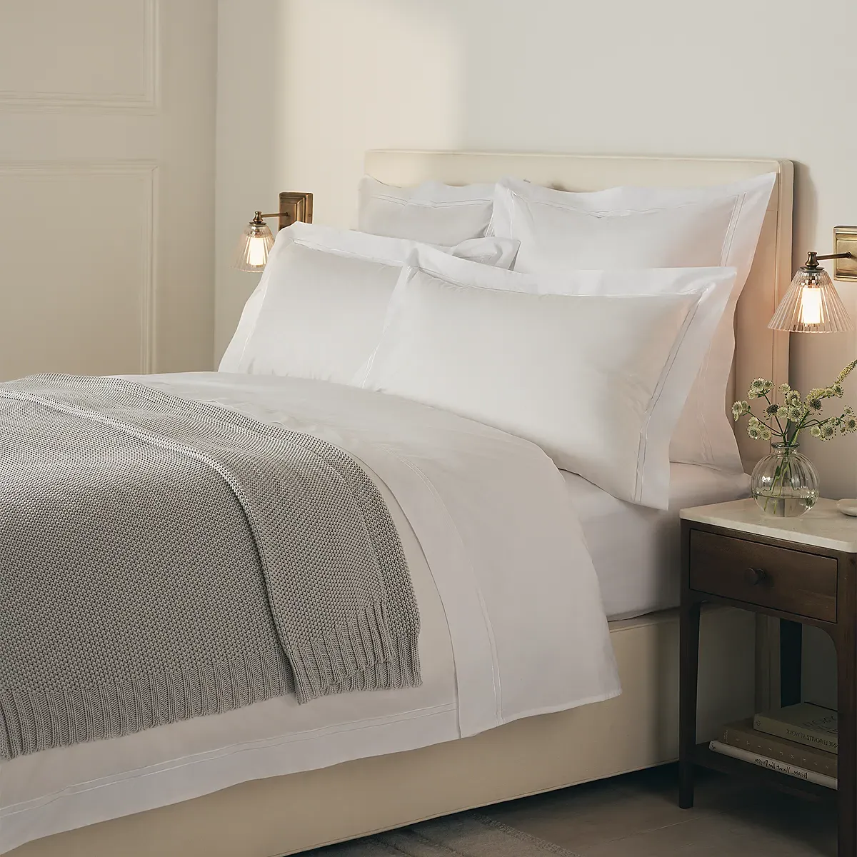 Hudson Throw - Grey, Cotton product