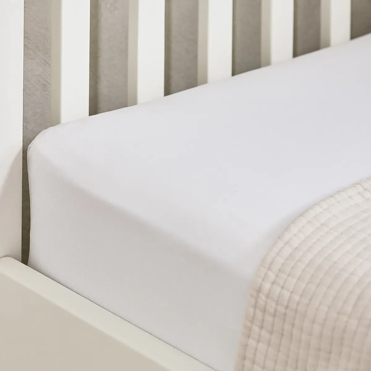 Jersey Fitted Sheet - White product