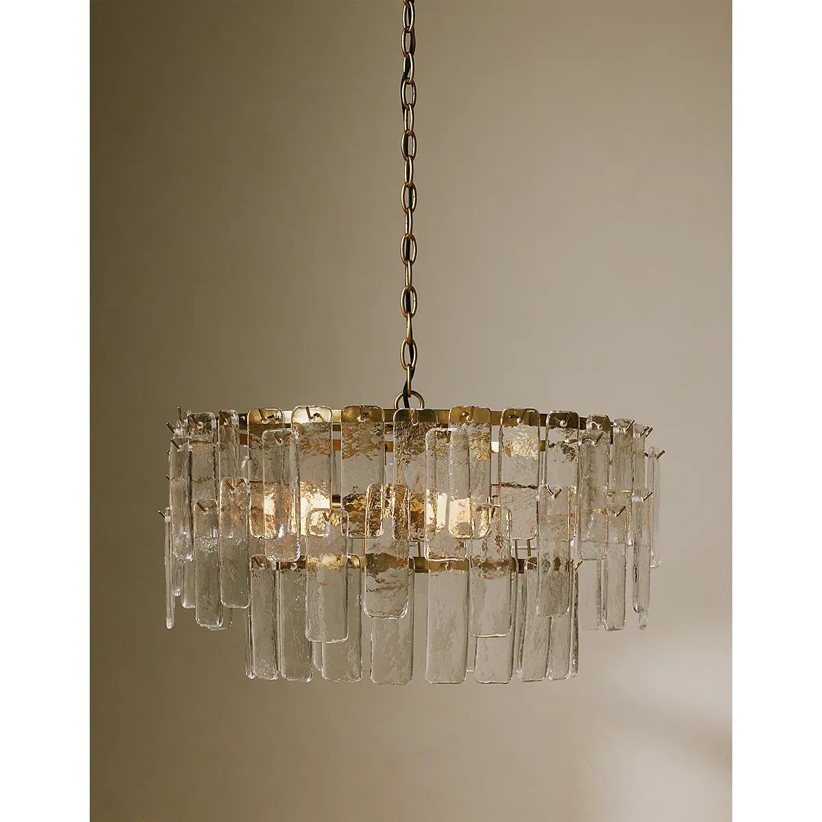 Kensington Chandelier - Brass, Glass alternate view