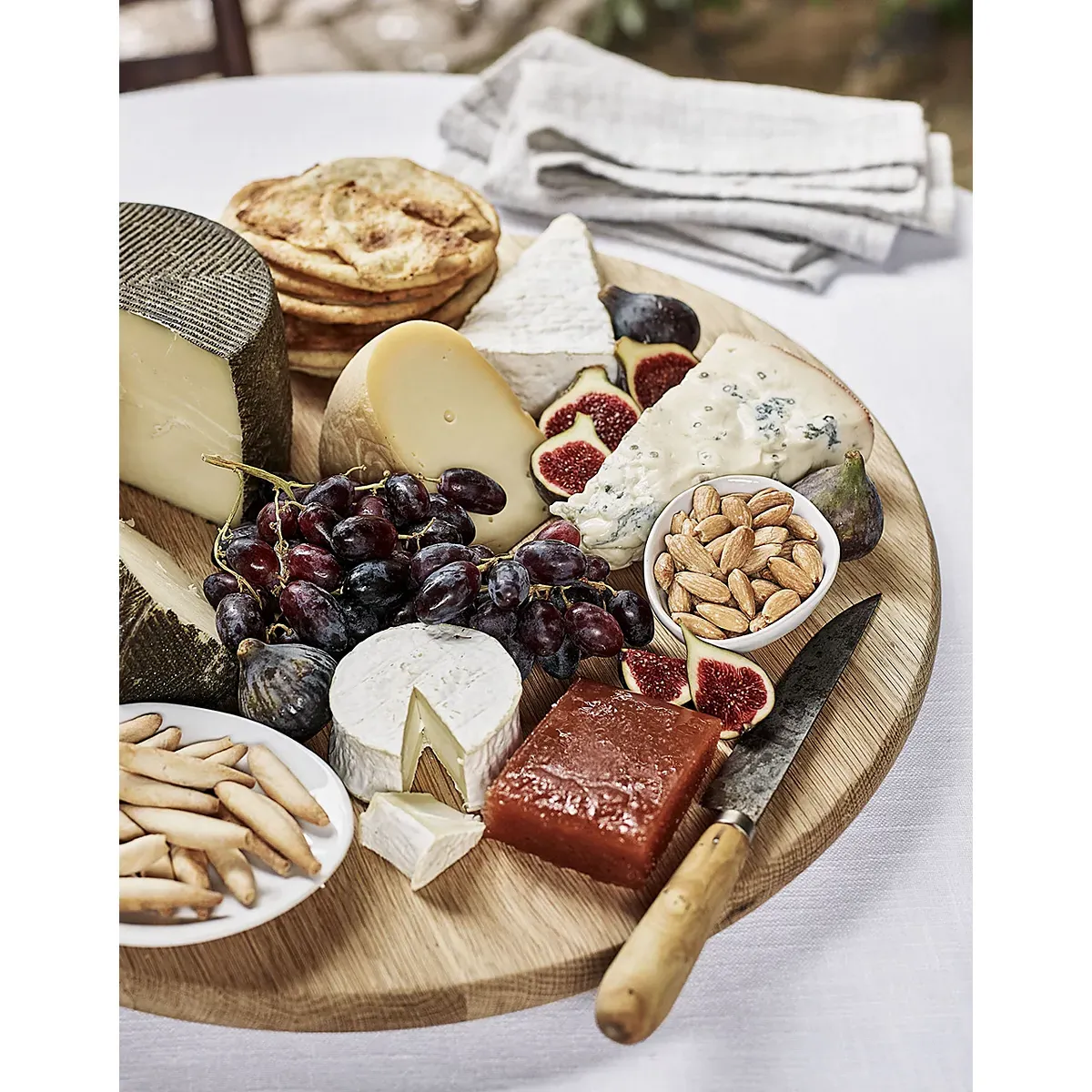 Lazy Susan Rotating Board - Natural, Oak alternate view