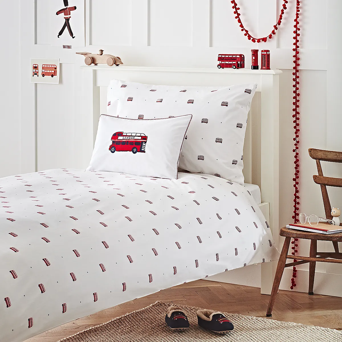 London Bus Bed Linen Set - Multi, Cotton product