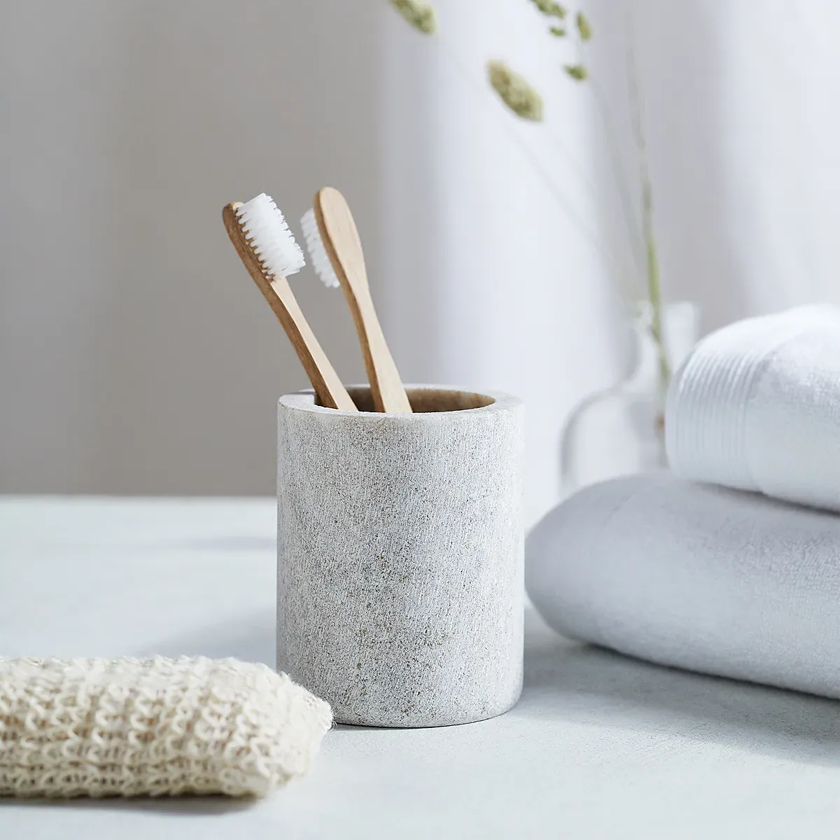 Marble Toothbrush Holder - Beige product