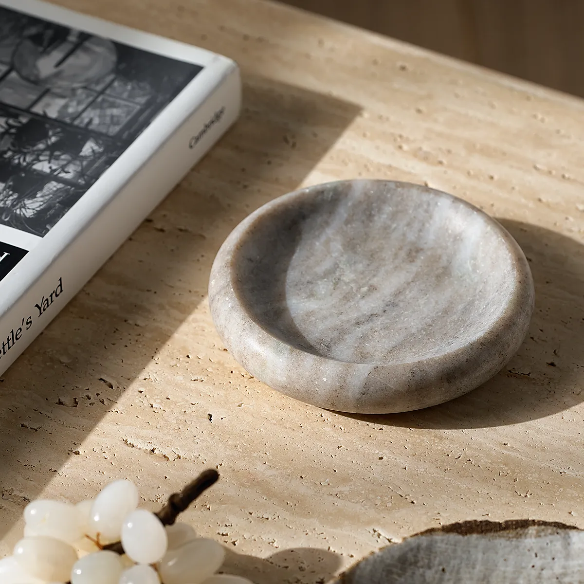 Marlow Marble Trinket Dish - Natural Stone product