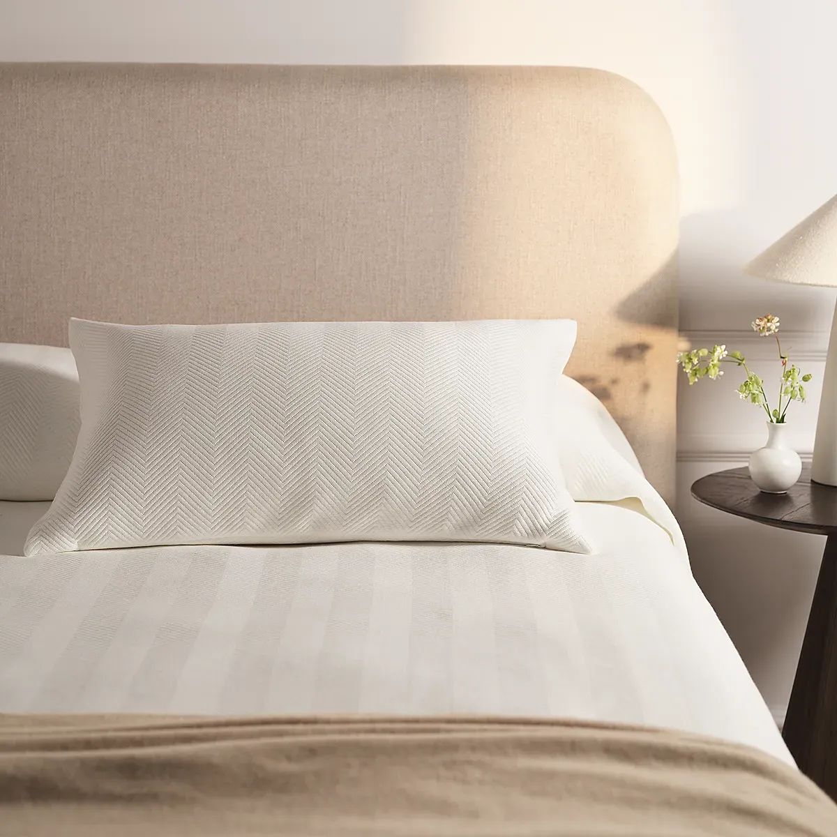 Mason Pillow Cover - White product