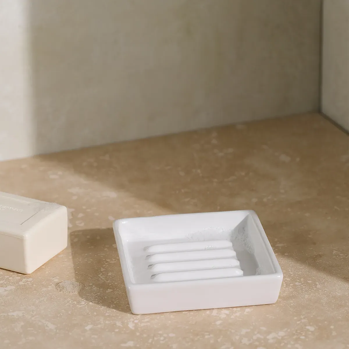 Morston Soap Dish - White, Stoneware product
