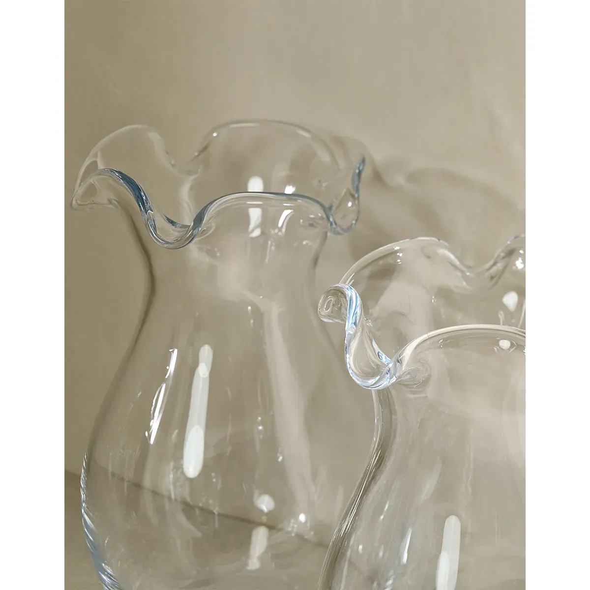 Myla Frill Vase - Clear, Crystal Glass alternate view