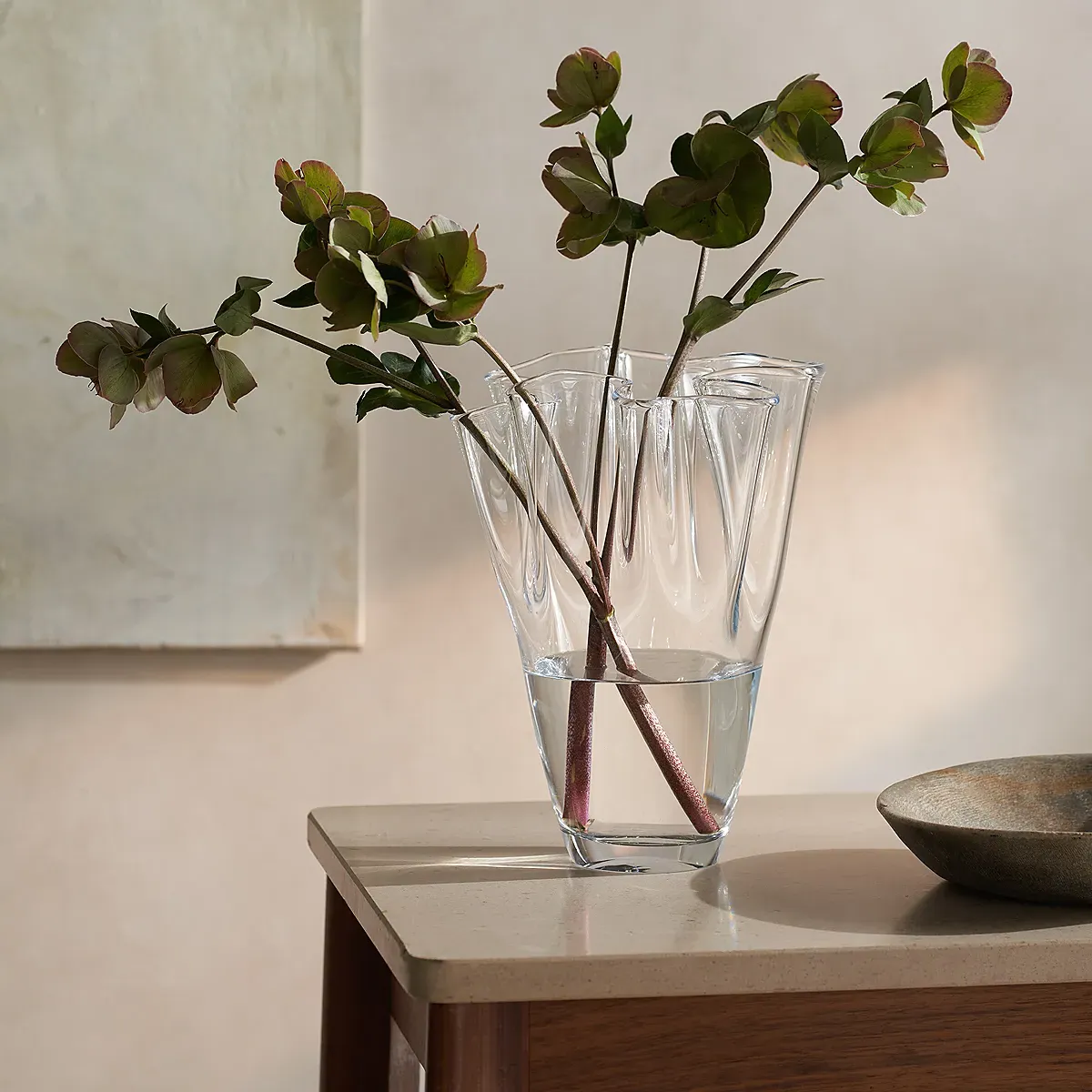 Orford Handkerchief Vase - Clear, Crystal Glass product