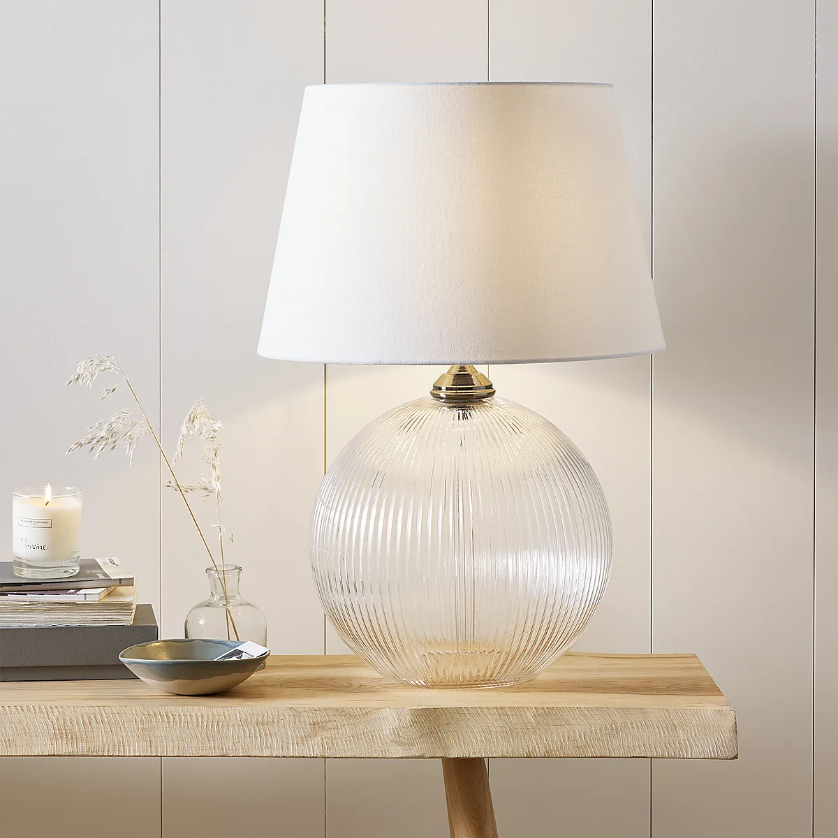 Overton Table Lamp - Clear, Glass product