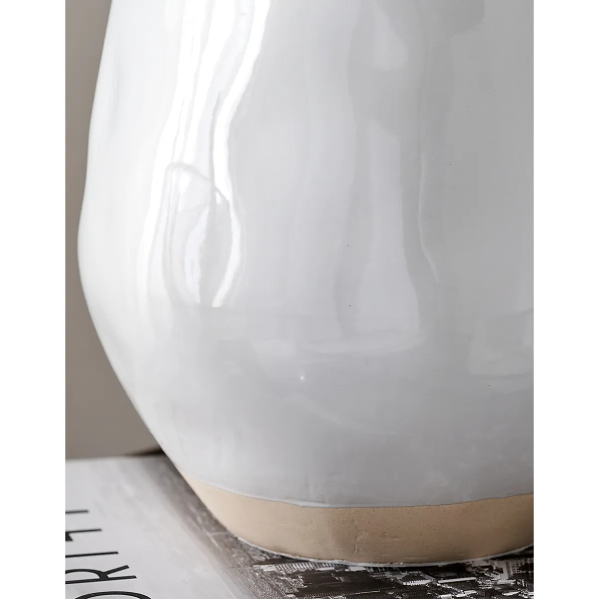 Parham Table Lamp - White, Clay alternate view