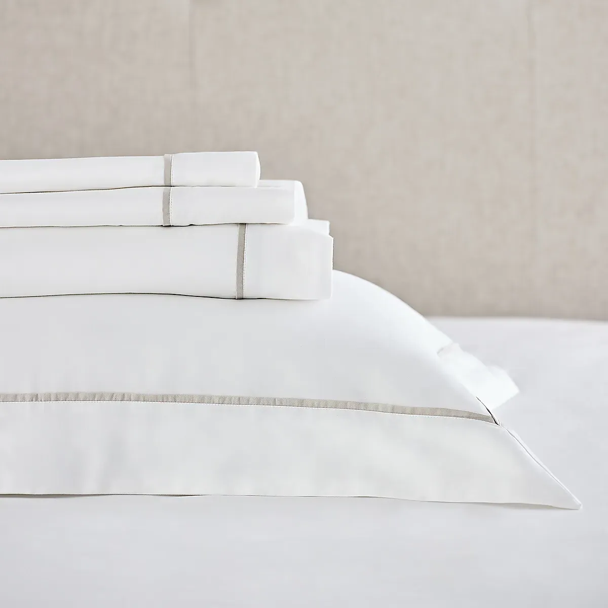 Pembridge Supima Cotton Flat Sheet - Mushroom product