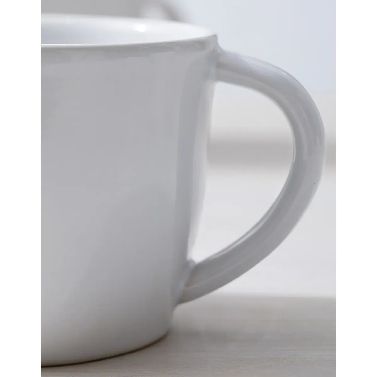 Portobello Mug - White, Stoneware alternate view