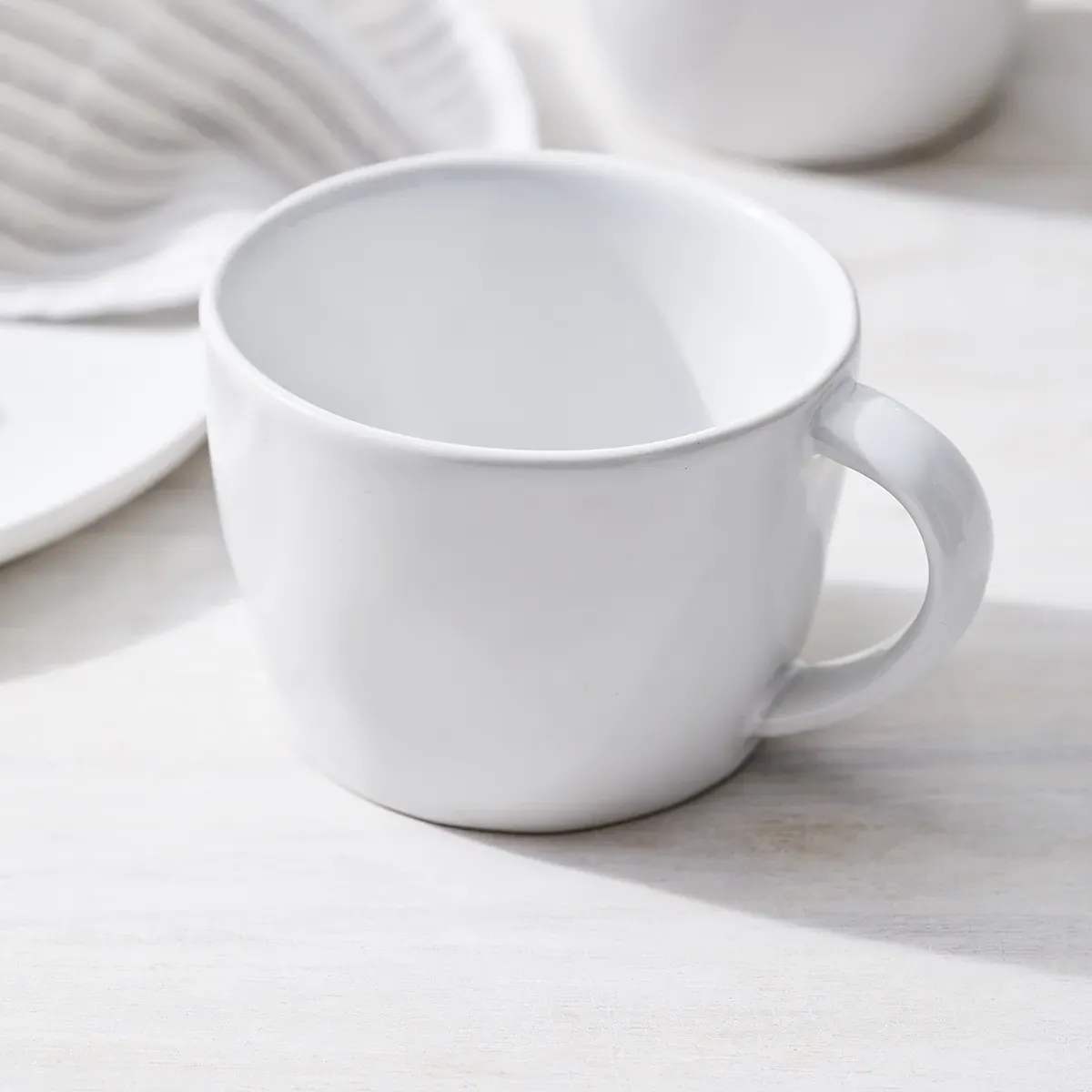 Portobello Mug - White, Stoneware product