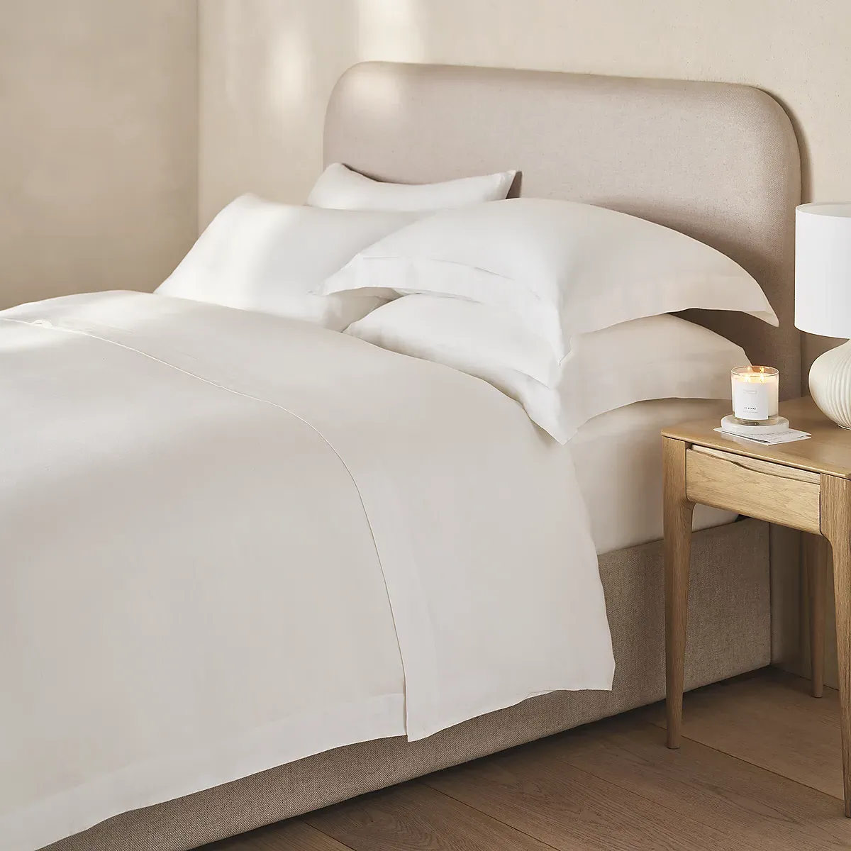 Pure Linen Duvet Cover - White, Linen product