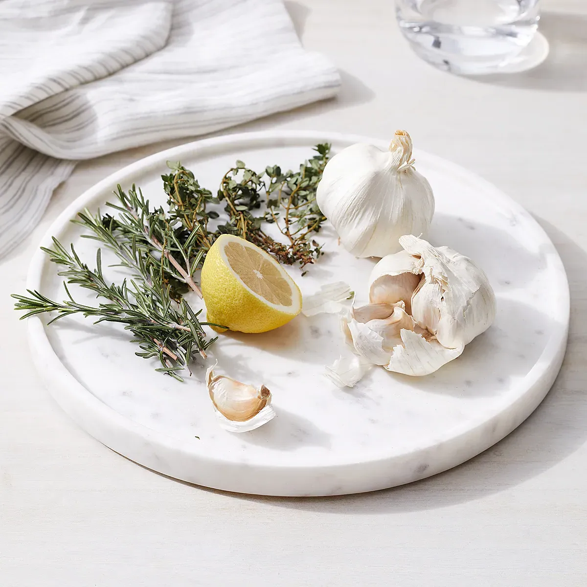 Round Marble Board - White product