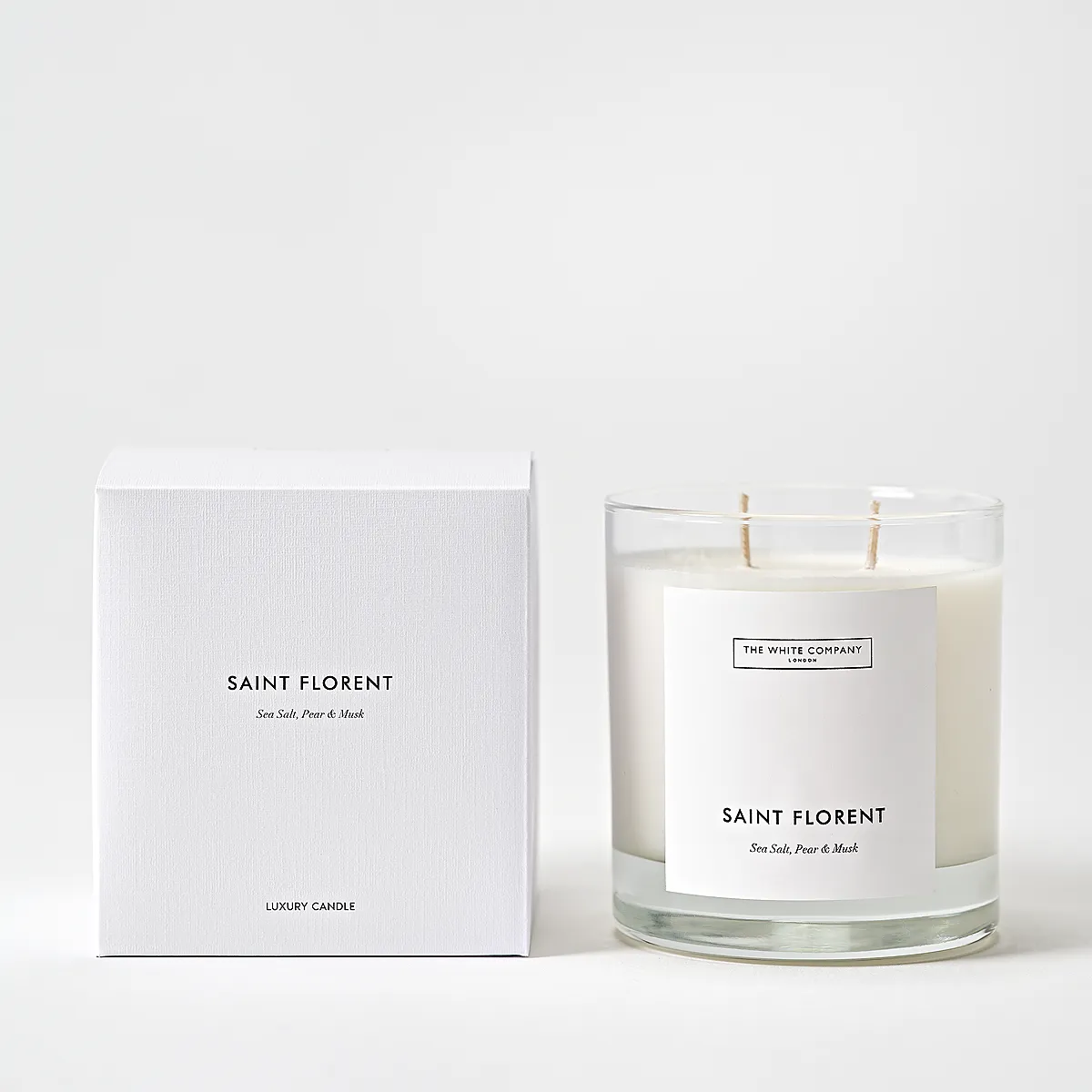 Saint Florent Luxury 2-Wick Candle - Natural Wax product