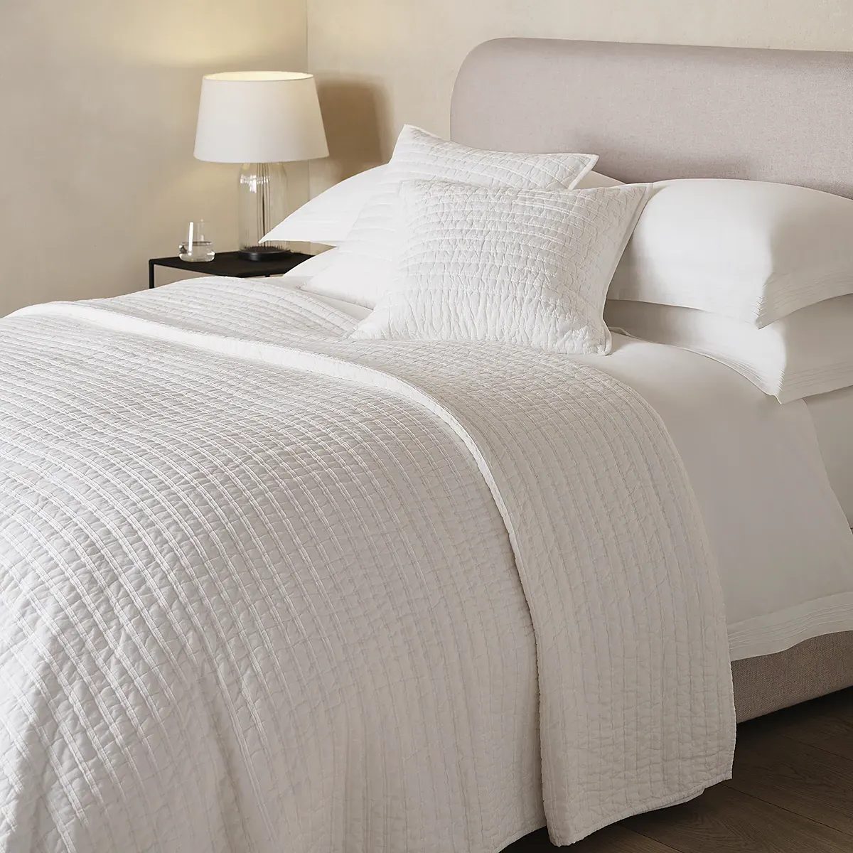 Seville Quilt - White, Cotton product