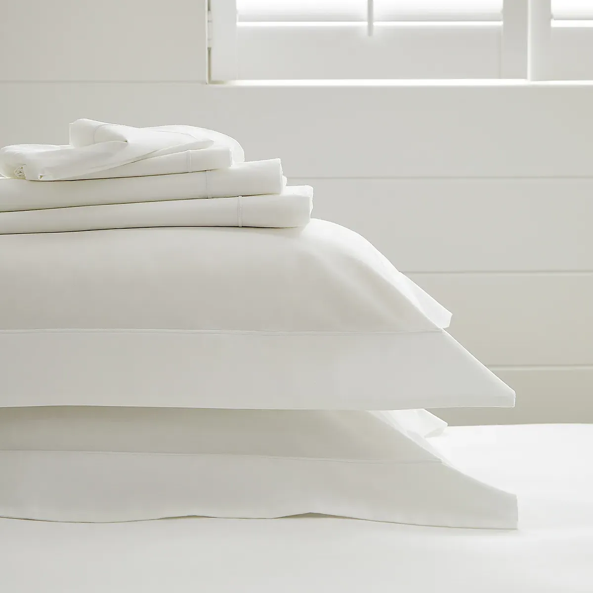 Single Row Cord Egyptian Cotton Flat Sheet - White product