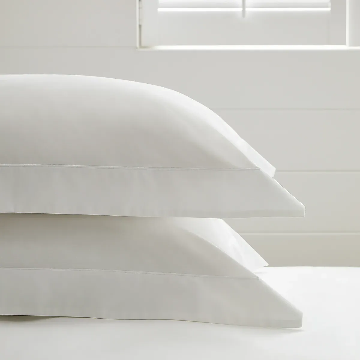 Single Row Cord Egyptian Cotton Oxford Pillowcase - White product