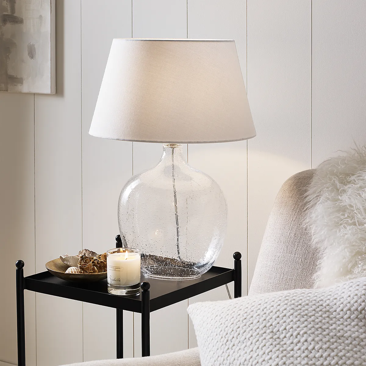 St Ives Table Lamp - Clear, Glass product