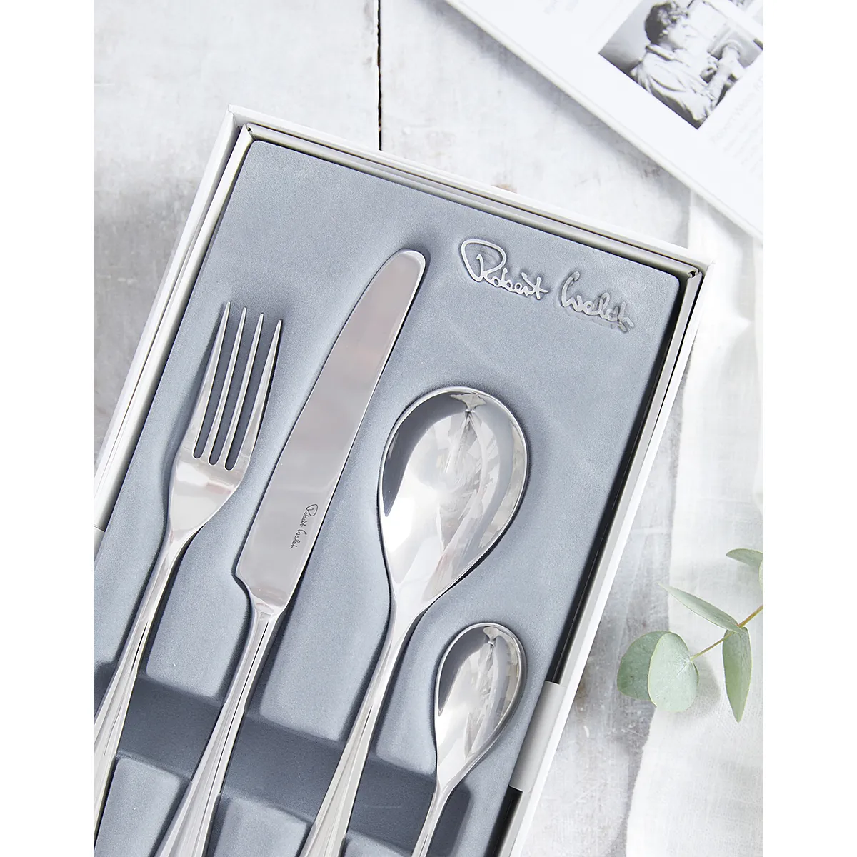 Symons by Robert Welch 24-Piece Cutlery Set - Silver, Stainless Steel alternate view
