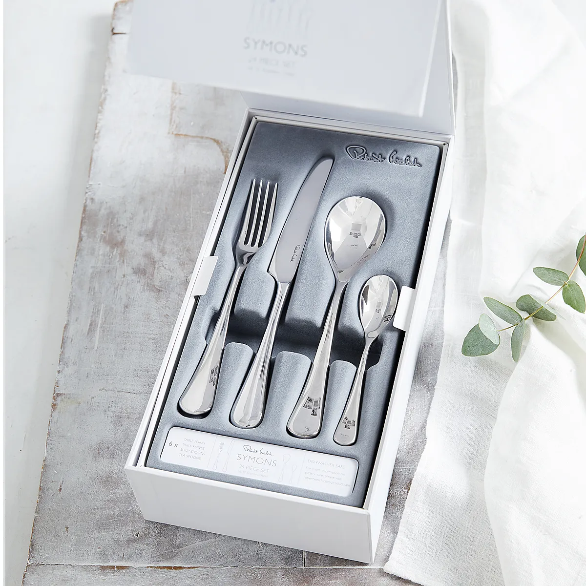 Symons by Robert Welch 24-Piece Cutlery Set - Silver, Stainless Steel product