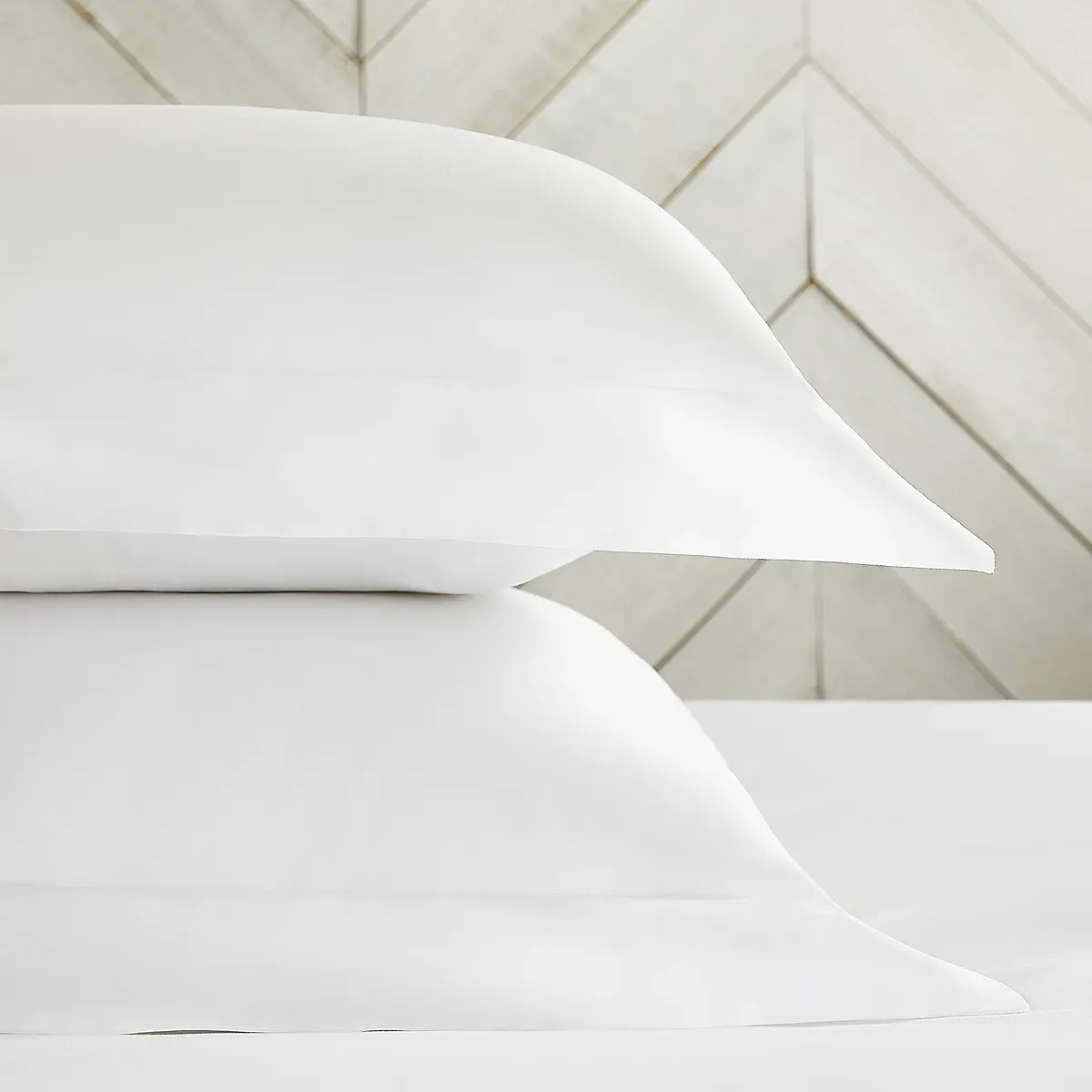 Symons Double Row Cord Oxford Pillowcase - White product