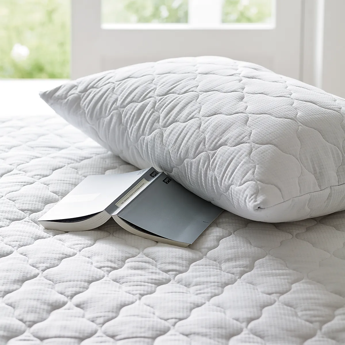 Temperature Balance Quilted Mattress Protector - Cotton product
