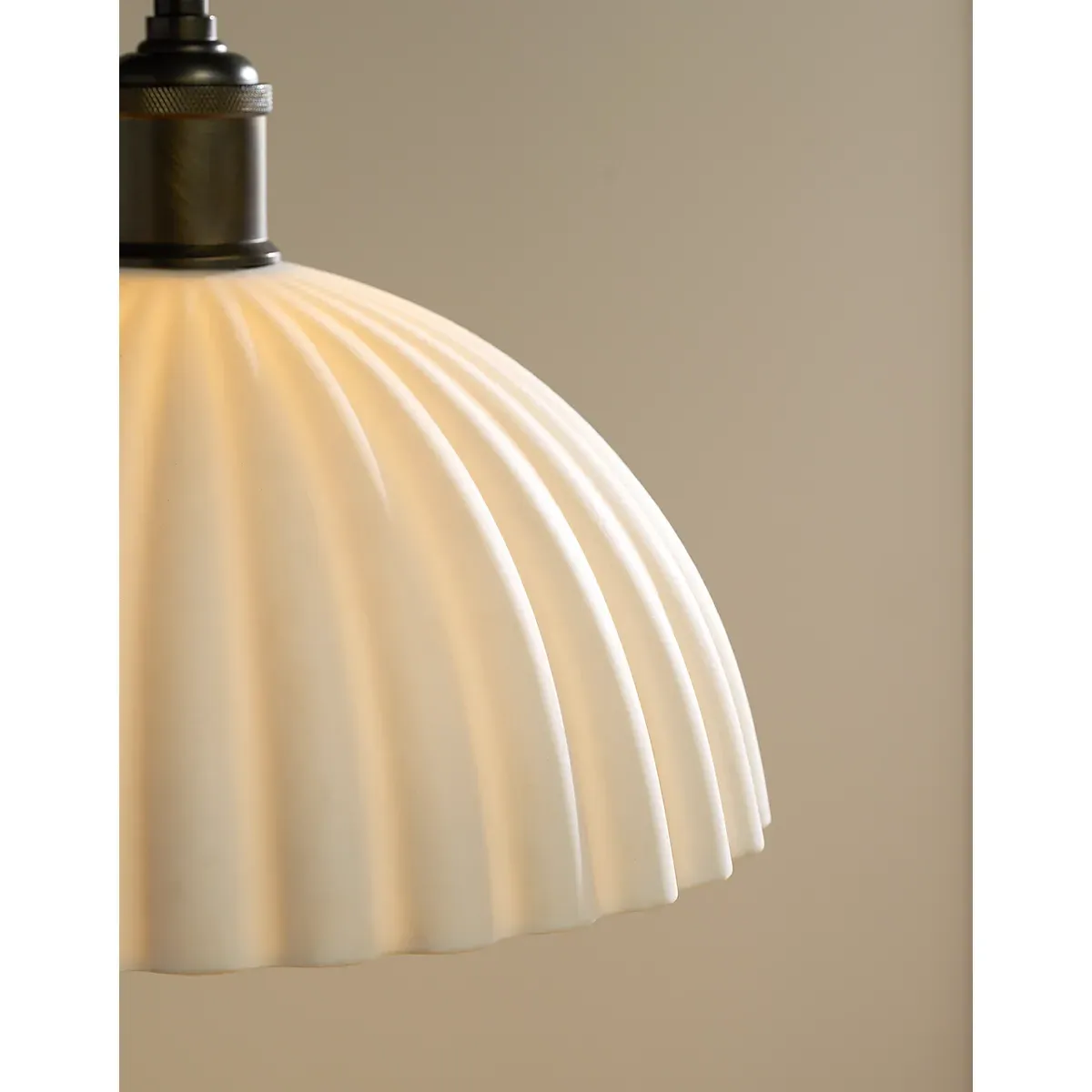 Wimbledon Porcelain Pendant Light - White alternate view