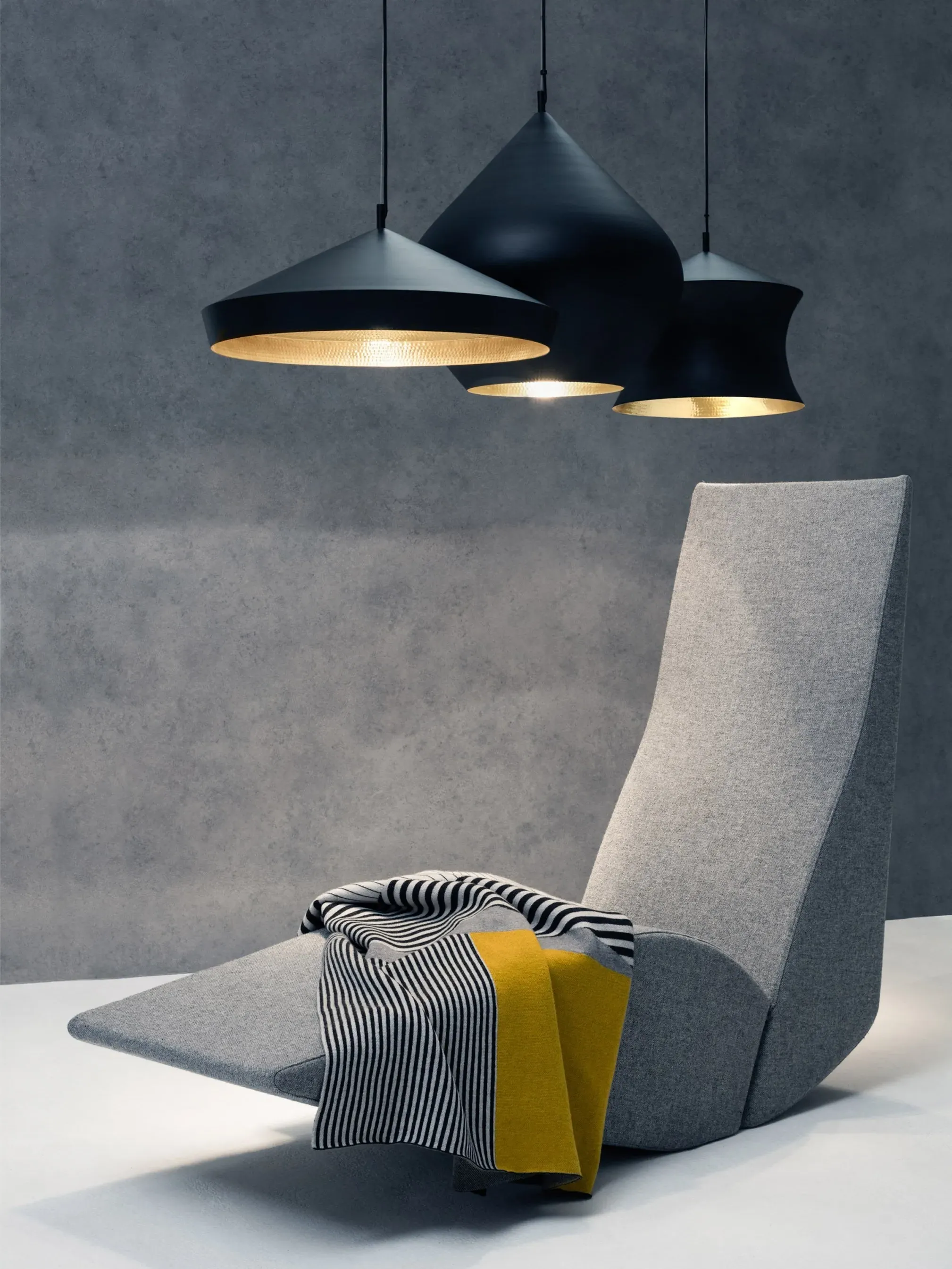 Beat Stout Pendant Light - Brass product