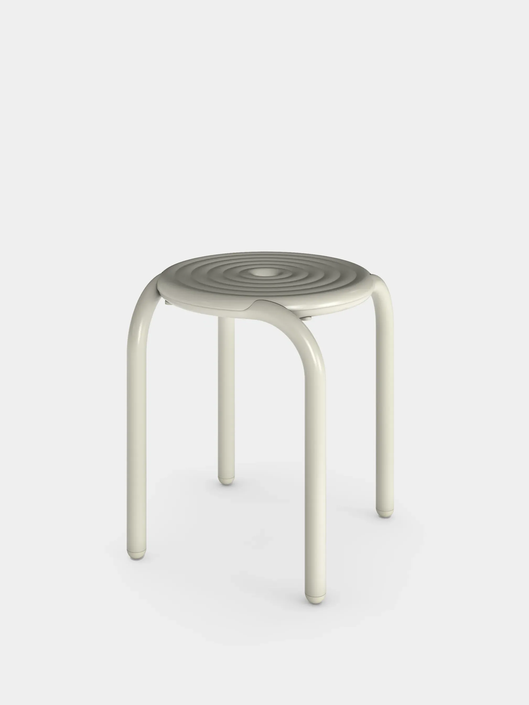 Groove Outdoor Stool - Aluminium by Tom Dixon