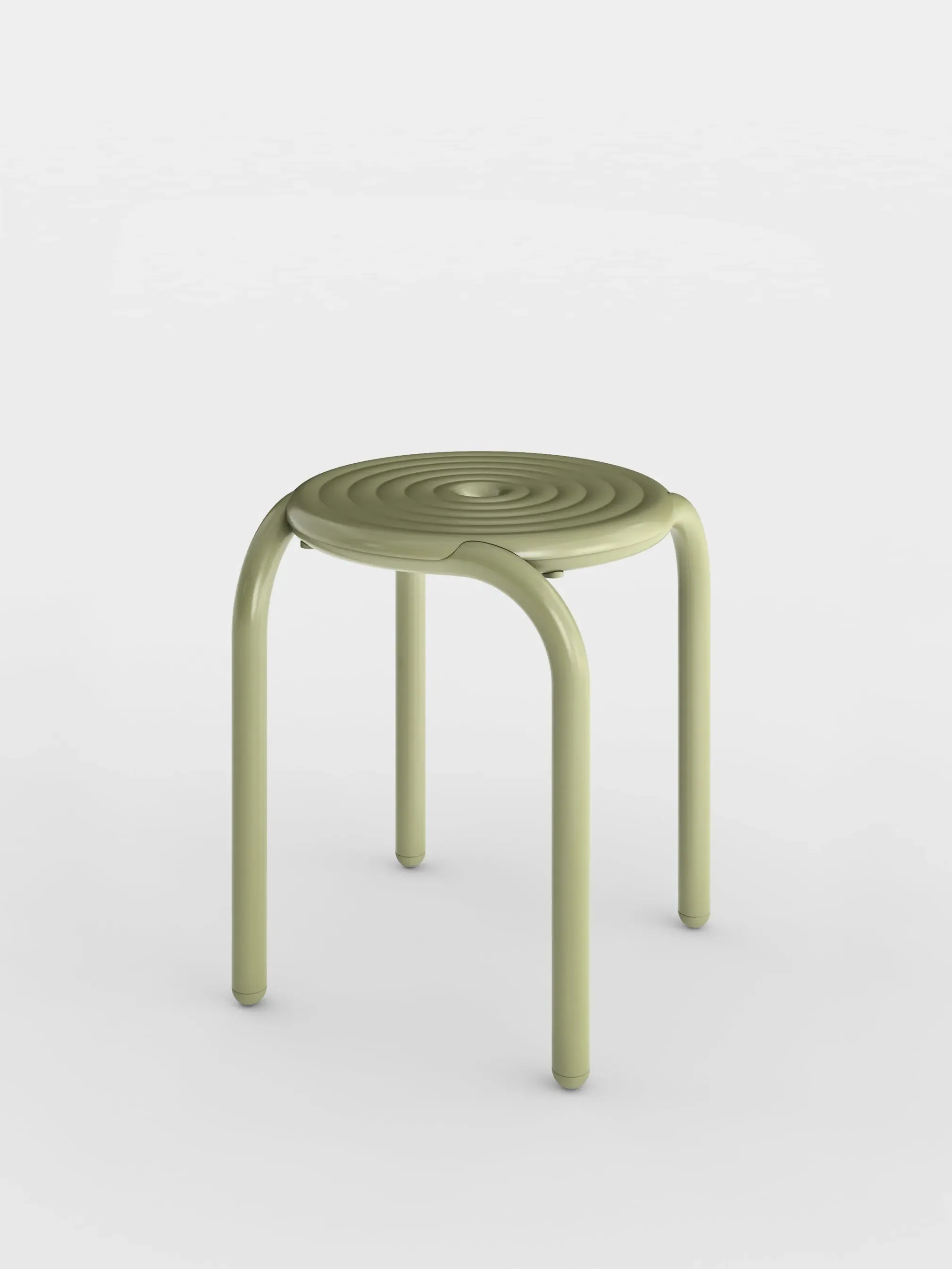 Groove Outdoor Stool - Aluminium by Tom Dixon