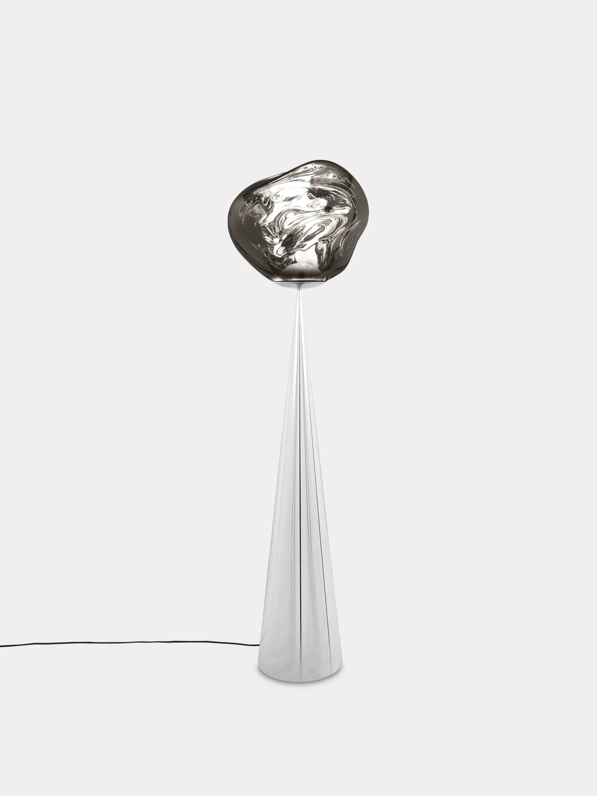 Melt Fat Cone Floor Light - Hot-Blown Glass, LED by Tom Dixon