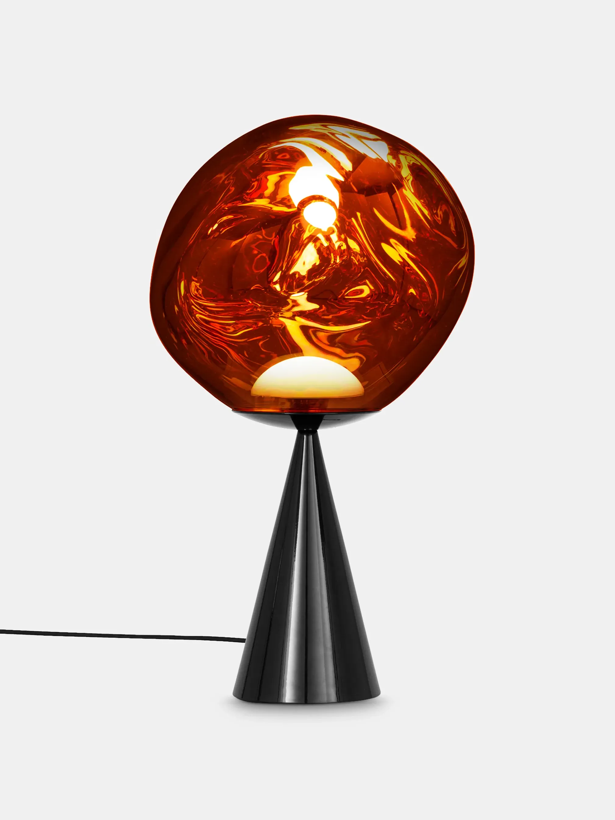Melt Fat Cone Table Light - Glass, LED by Tom Dixon