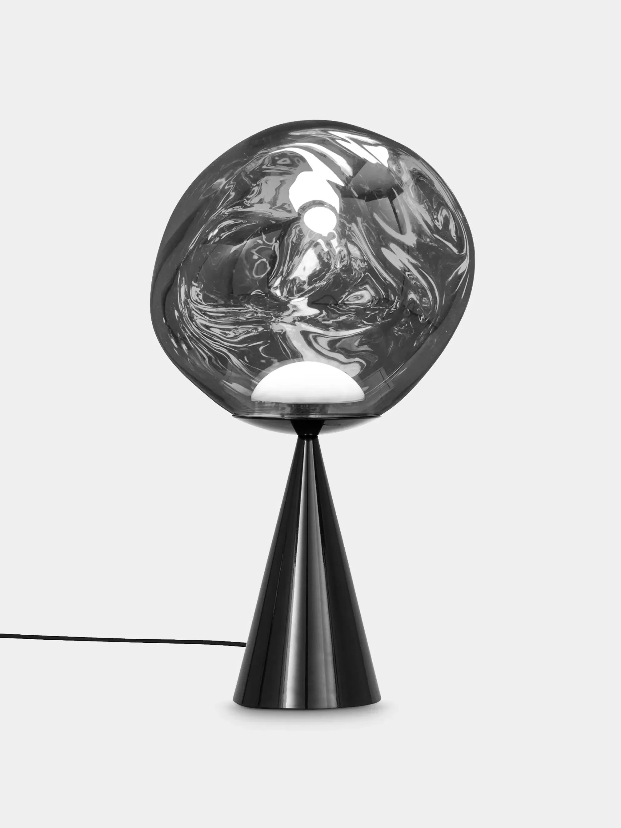 Melt Fat Cone Table Light - LED, Blown Glass by Tom Dixon