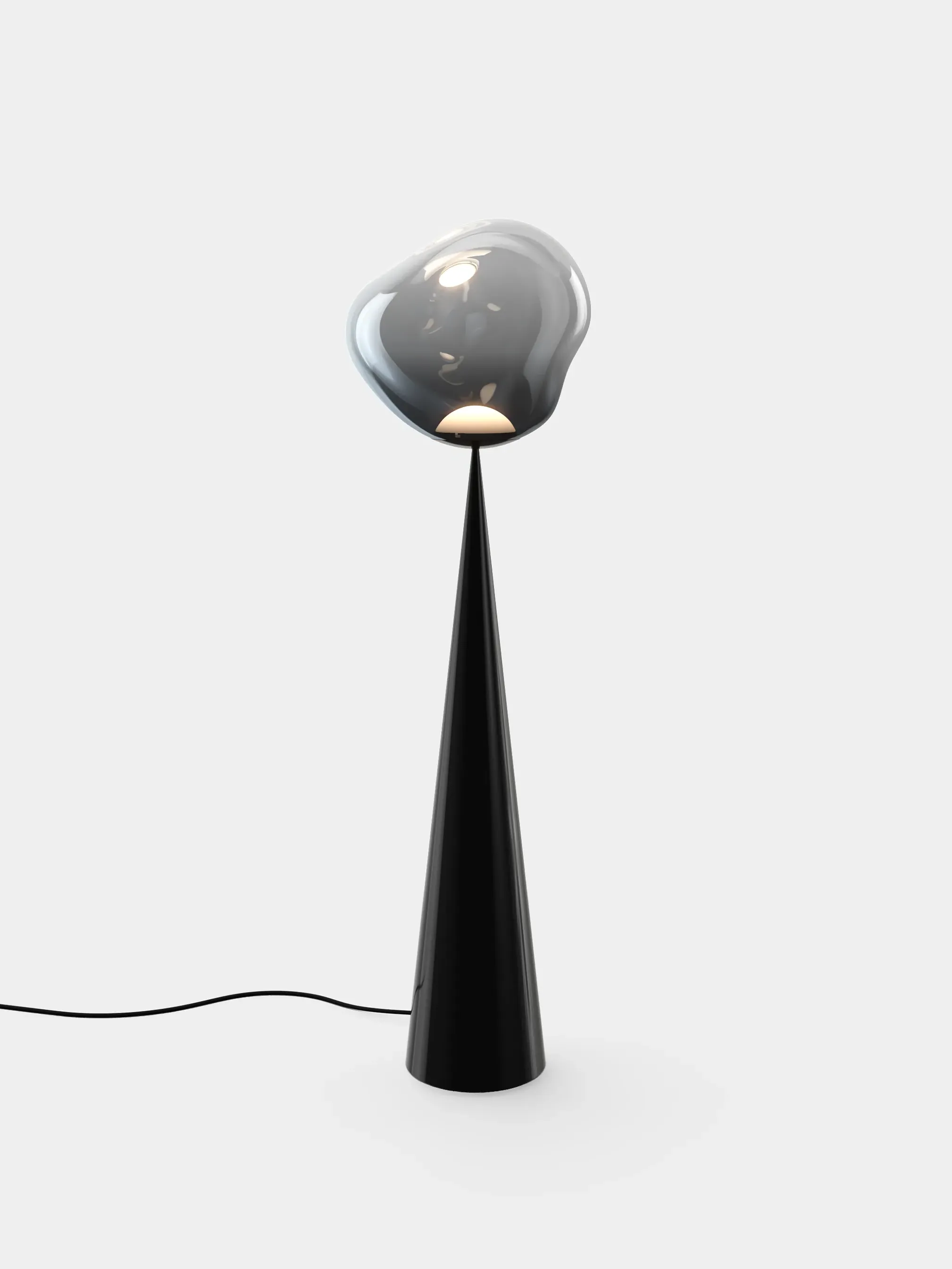 Melt Fat Cone Table Light - LED, Glass by Tom Dixon