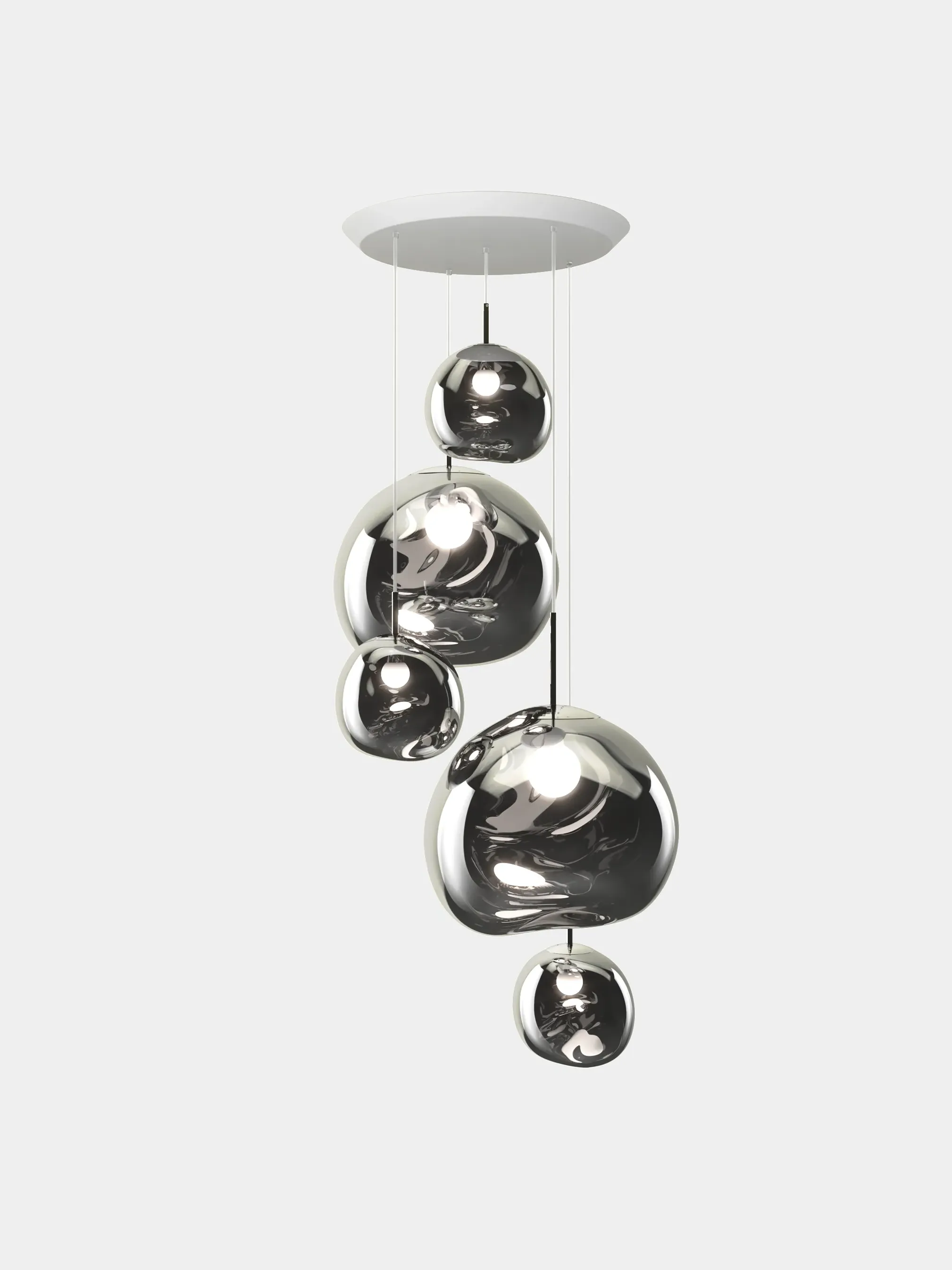 Melt Large Round Pendant System - Multi-Shade by Tom Dixon