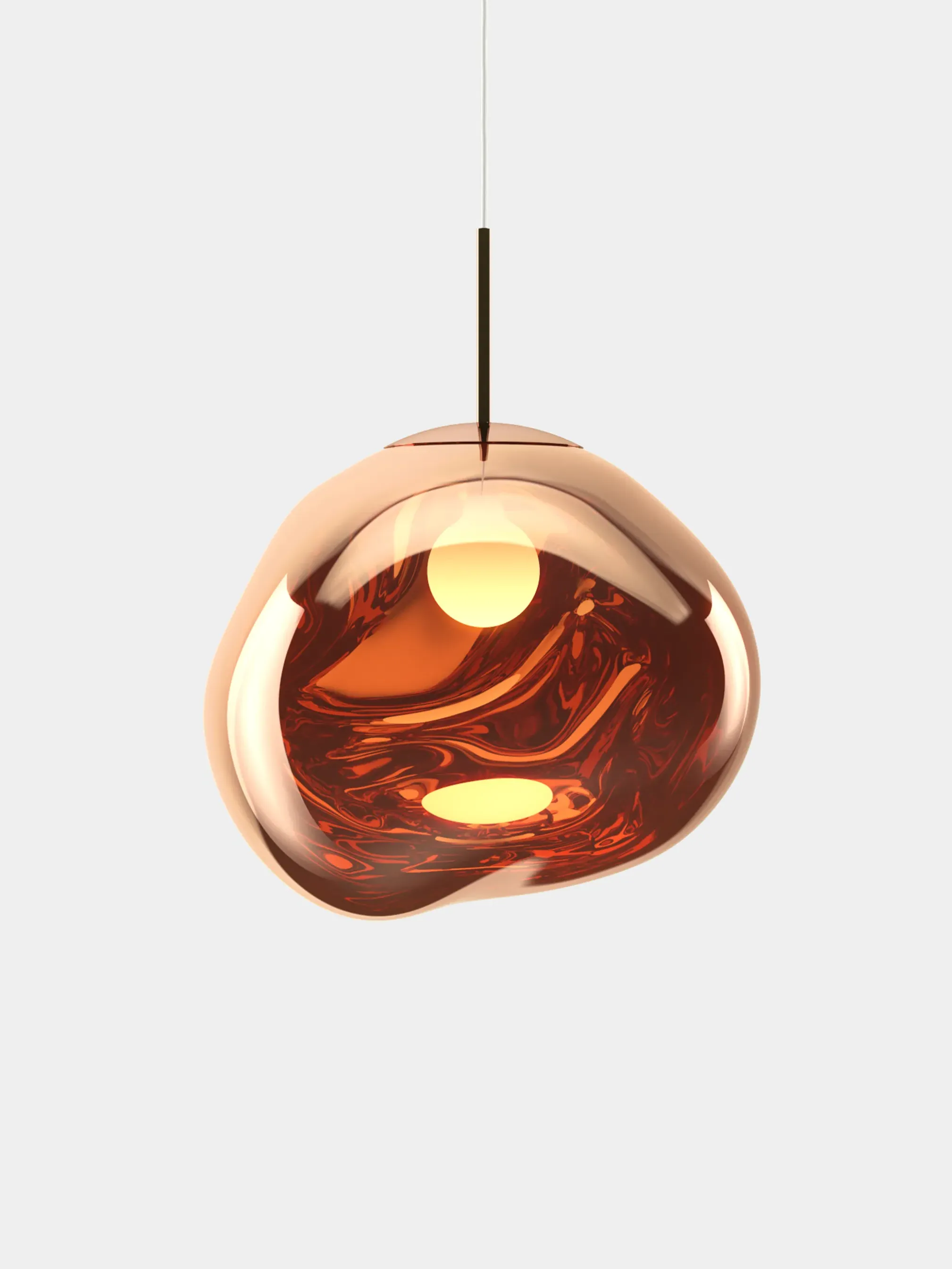 Melt Medium Pendant Light with Ceiling Rose by Tom Dixon