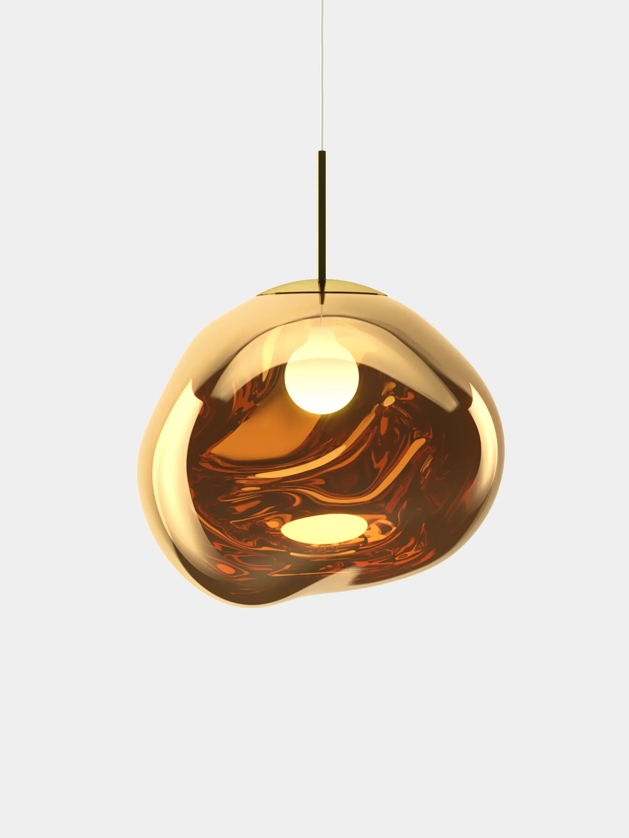 Melt Medium Pendant Light with Ceiling Rose by Tom Dixon