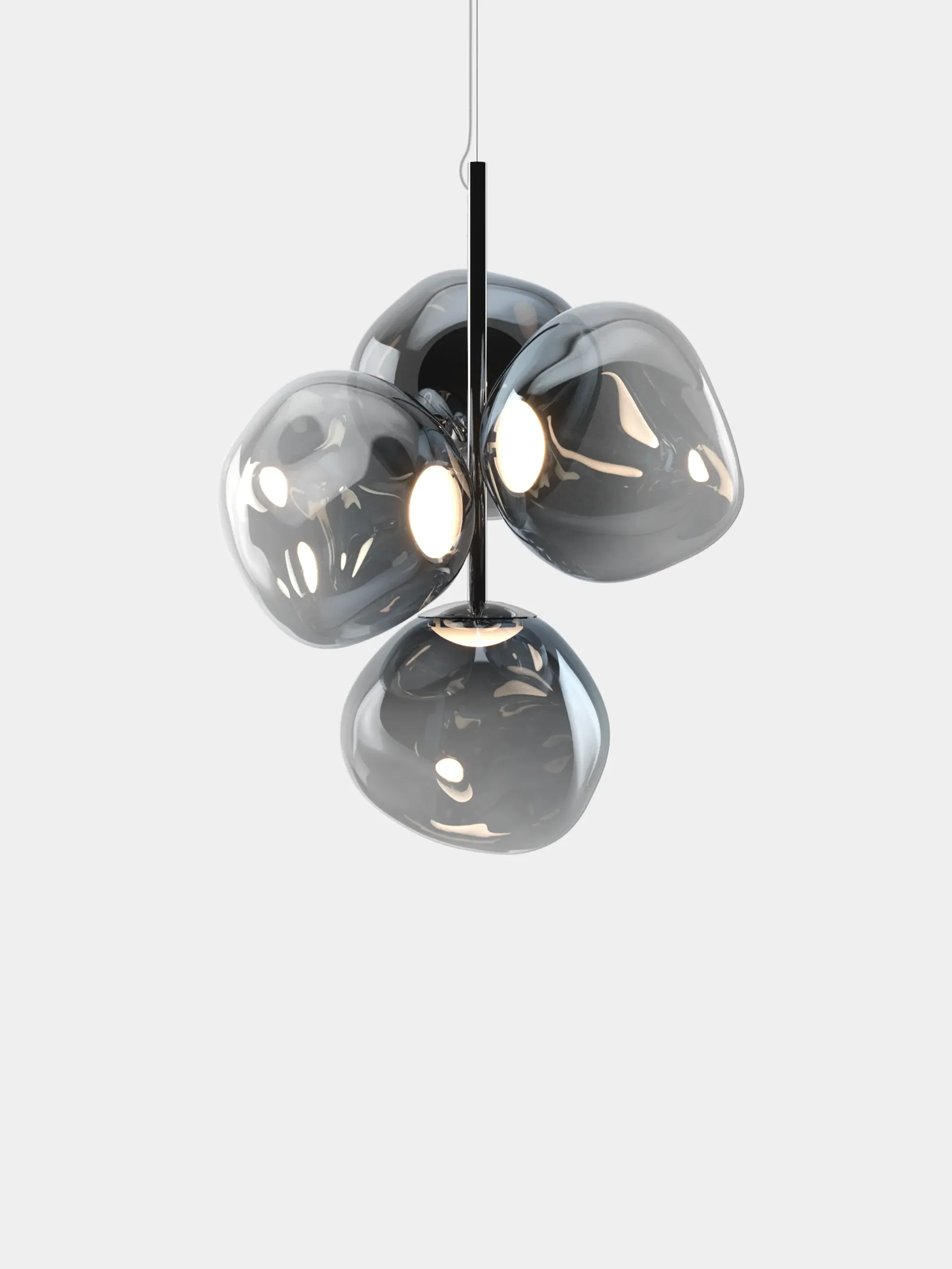 Melt Mini Chandelier - Hot-Blown Glass, LED by Tom Dixon