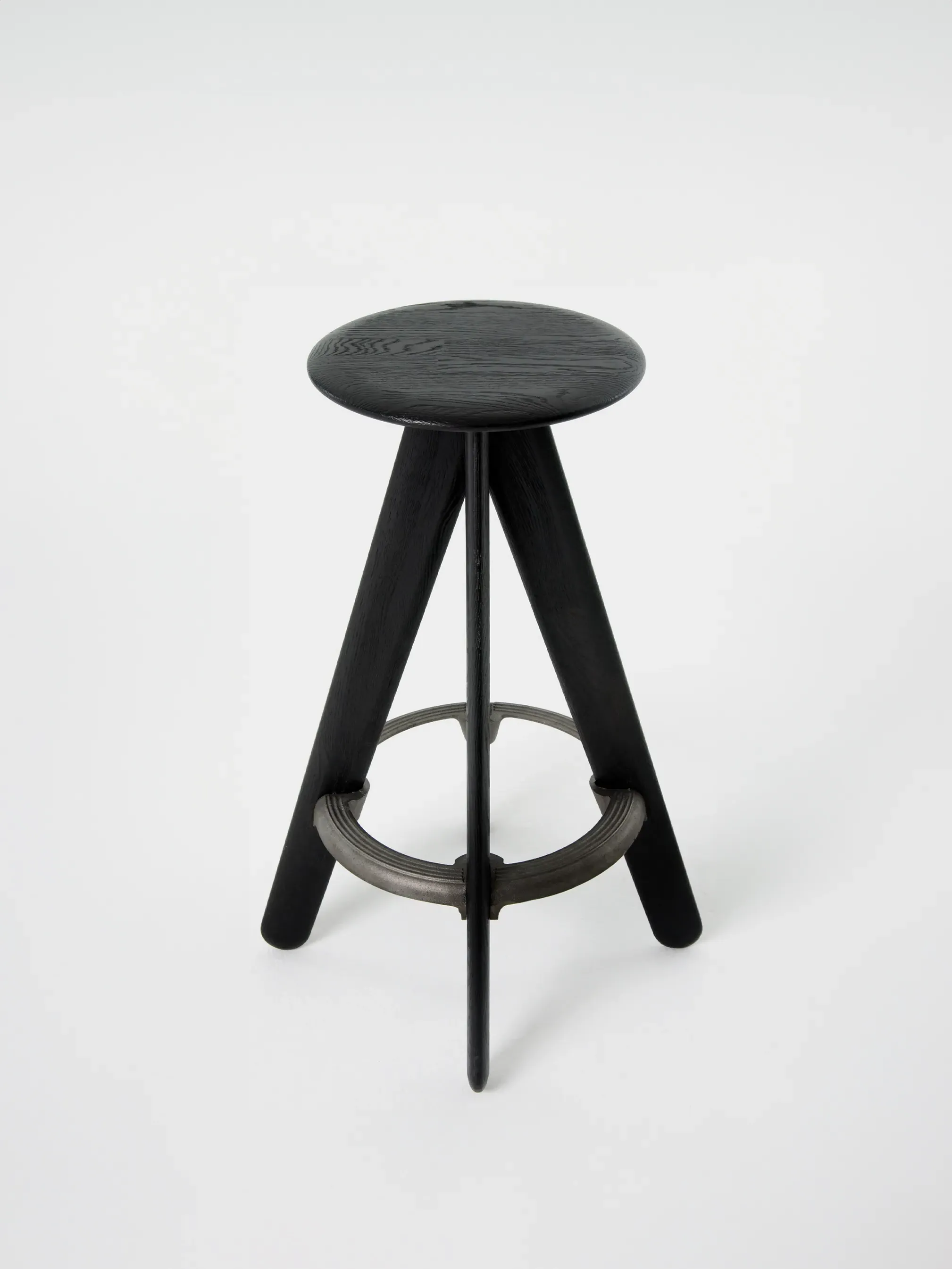 Slab Bar Stool - Oak by Tom Dixon