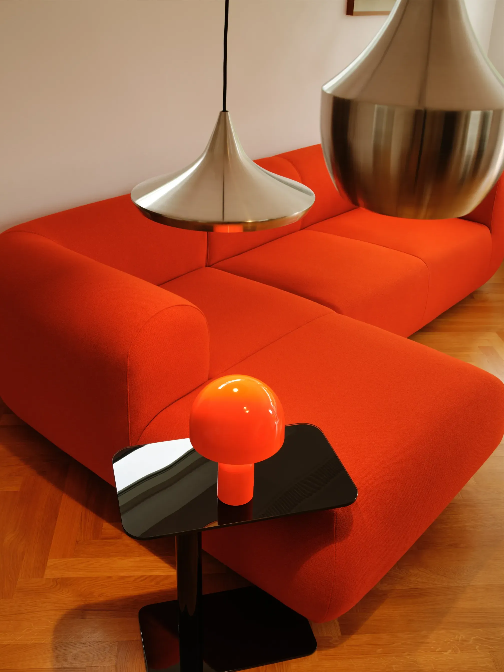Unbeaten Flat Pendant Light - Brushed Aluminium product