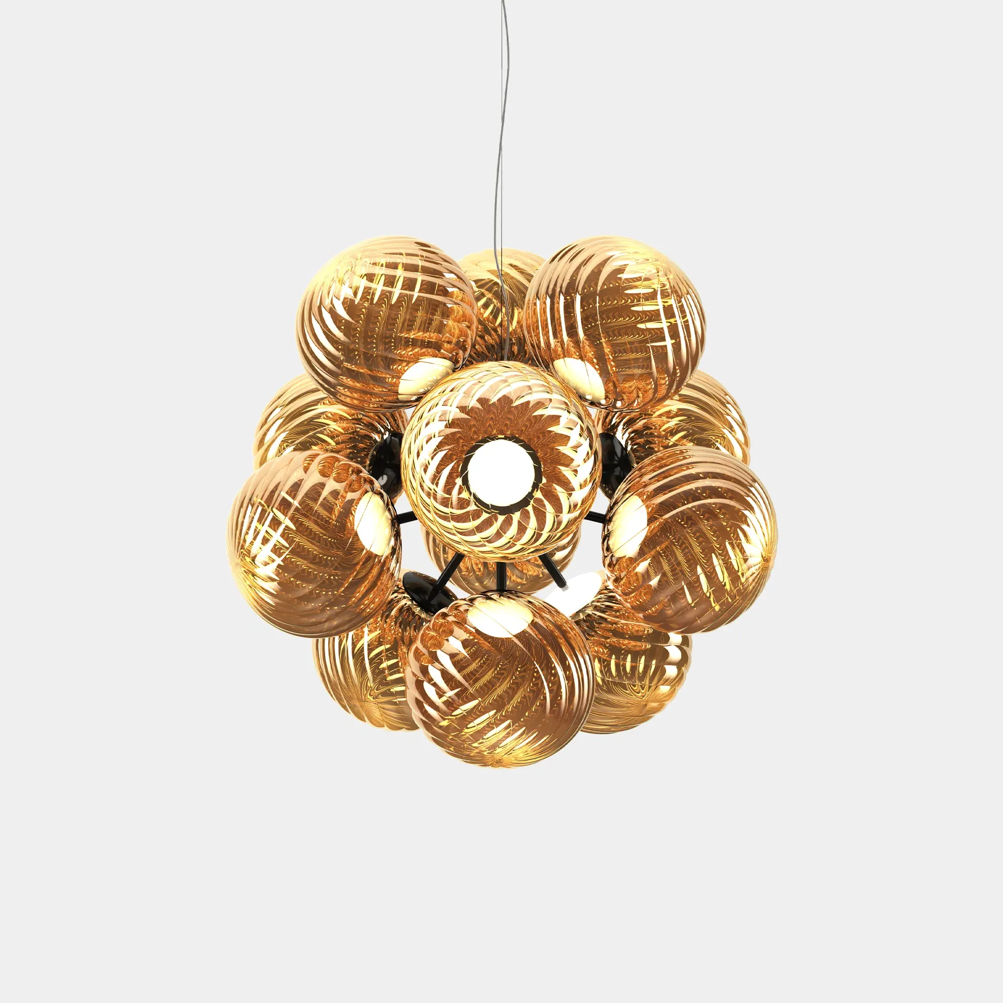 Whirl Burst Chandelier - Gold, Polycarbonate product