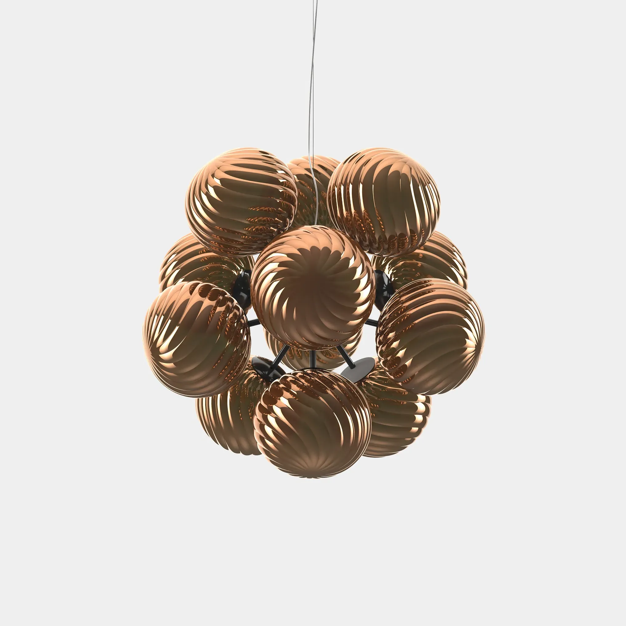 Whirl Burst Chandelier - Polycarbonate by Tom Dixon, alternate view
