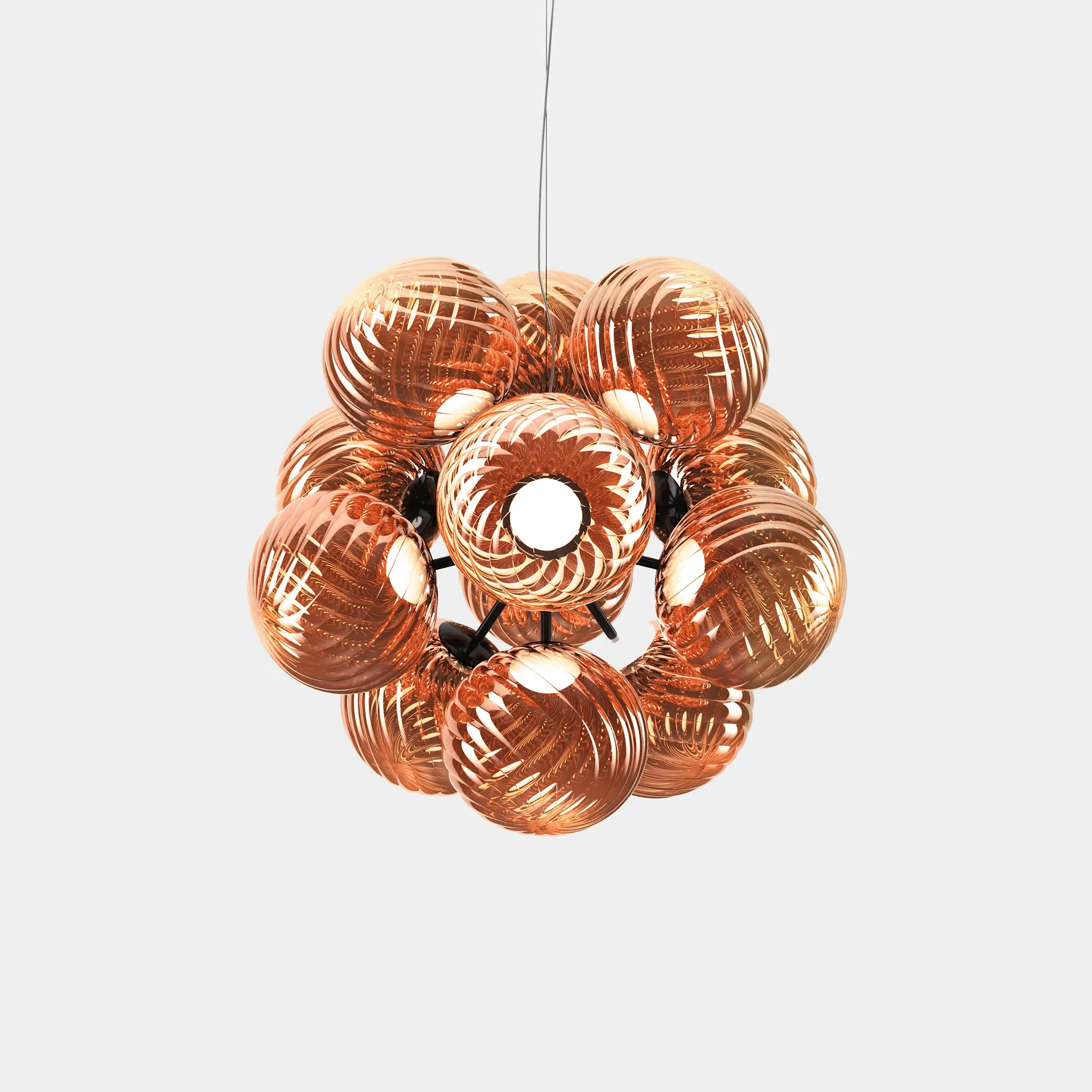 Whirl Burst Chandelier - Polycarbonate by Tom Dixon
